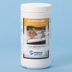 What causes low pH in hot tubs?